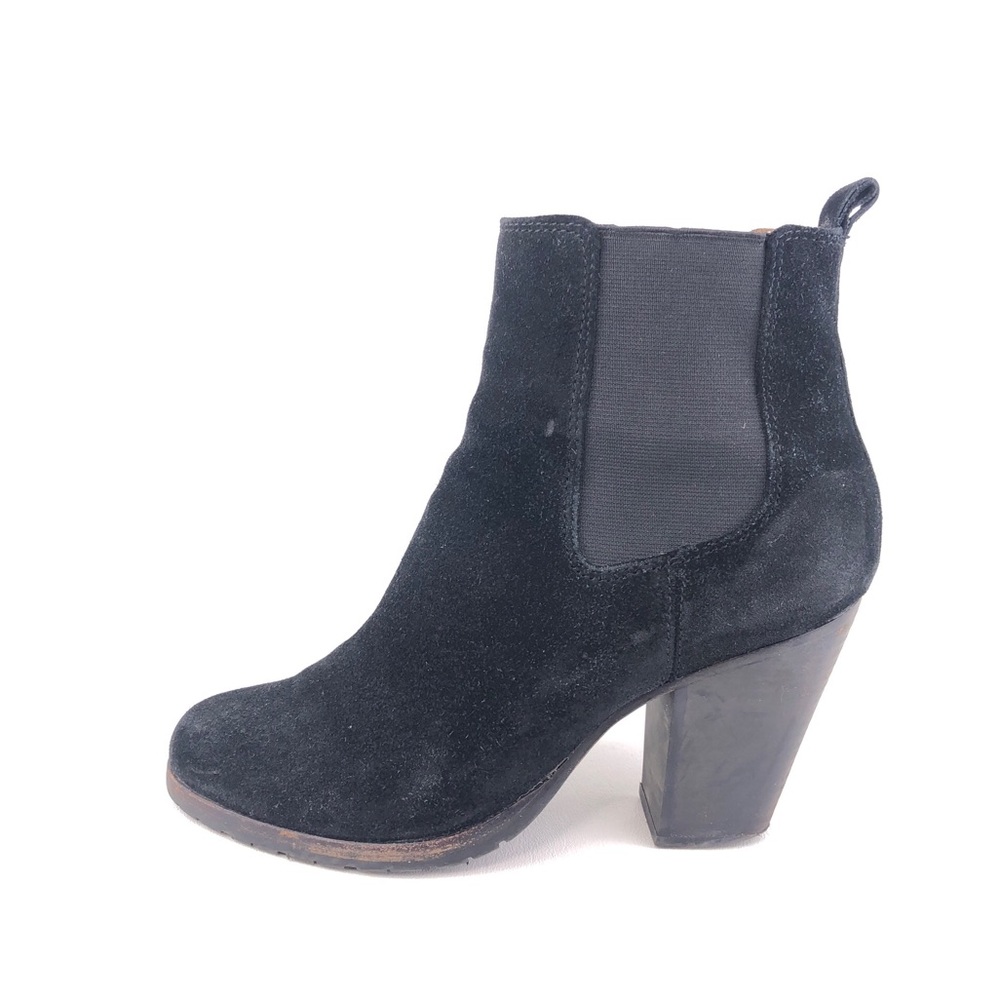 Frye Tate Black Suede Chelsea Boots 8.5M
